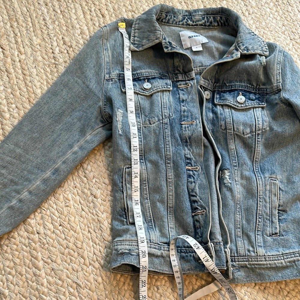 Distressed Denim Jacket - Picture 9 of 10